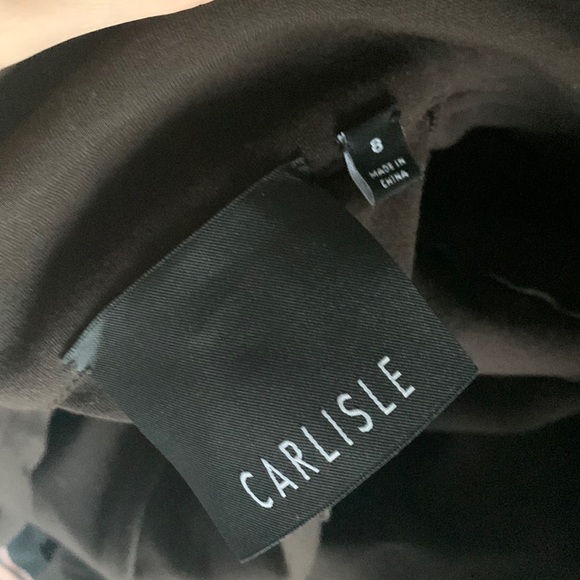 Carlisle Size 8 Brown Zip Front Tech Jacket - Picture 5 of 7